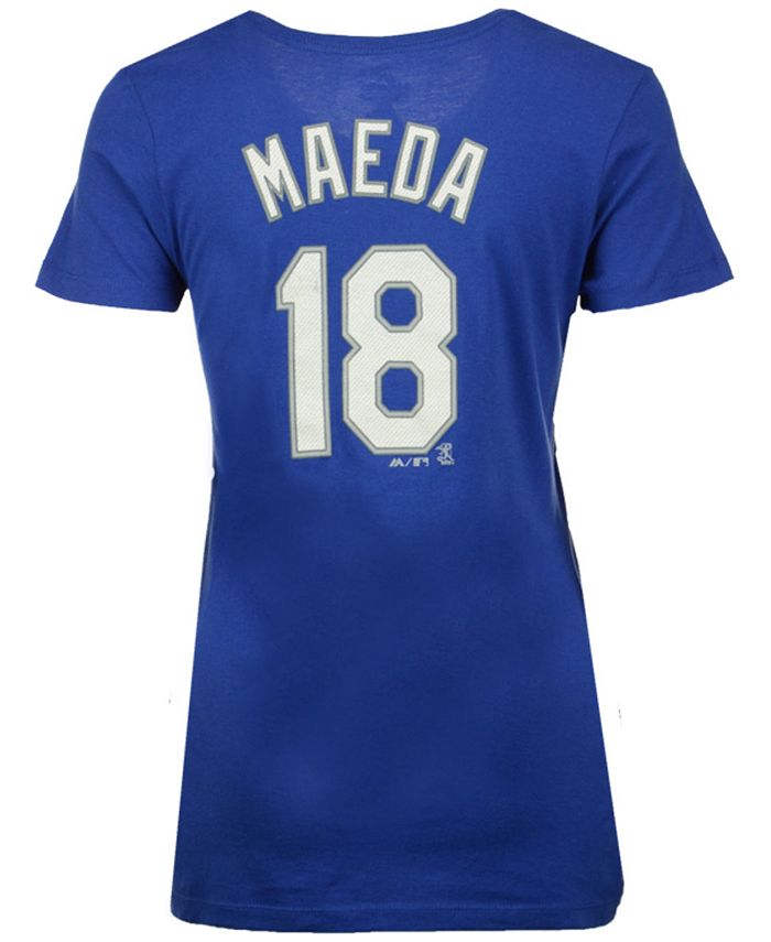 Majestic Women's Kenta Maeda Los Angeles Dodgers Crew Player T