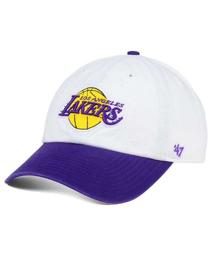 '47 Brand Los Angeles Lakers 2-Tone CLEAN UP Cap - Macy's