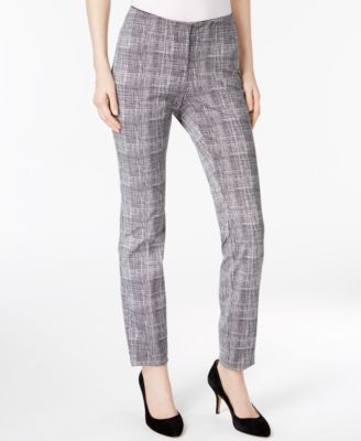 Alfani - Petite Printed Skinny Pants
