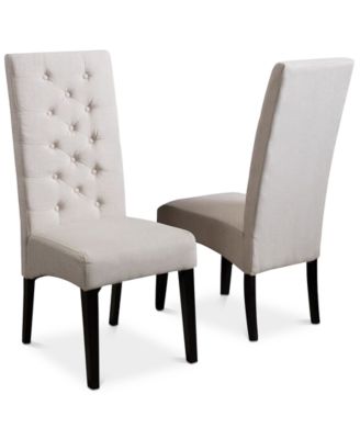 york studded dining chair