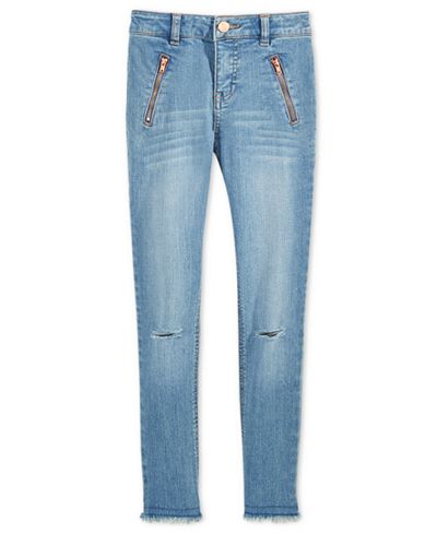 Tommy Hilfiger Distressed Moto Skinny Jeggings, Big Girls (7-16)