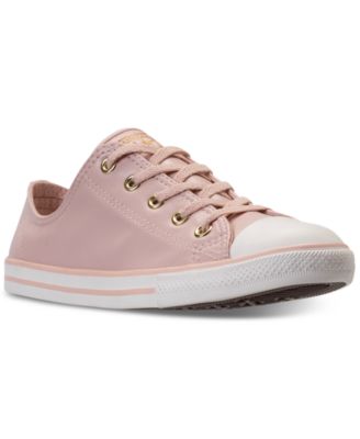 converse women's chuck taylor dainty leather casual sneakers