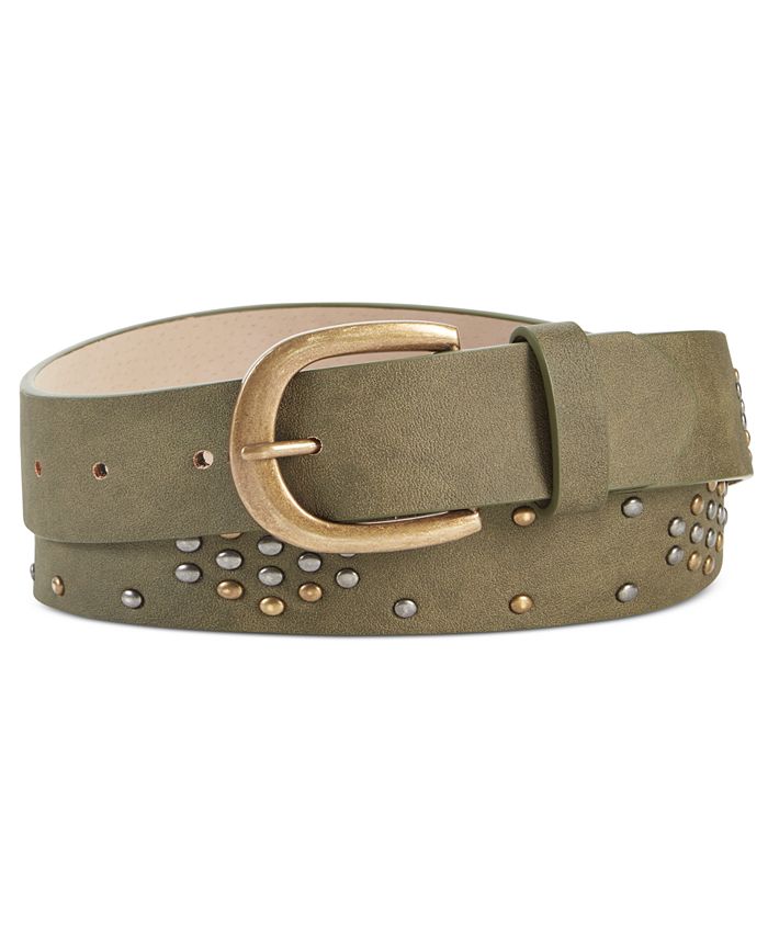INC International Concepts I.N.C. Studded Pant Belt, Created for Macy's