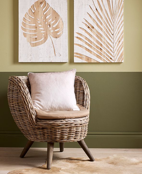Graham & Brown Tropical Leaf Wood Panel Wall Art & Reviews