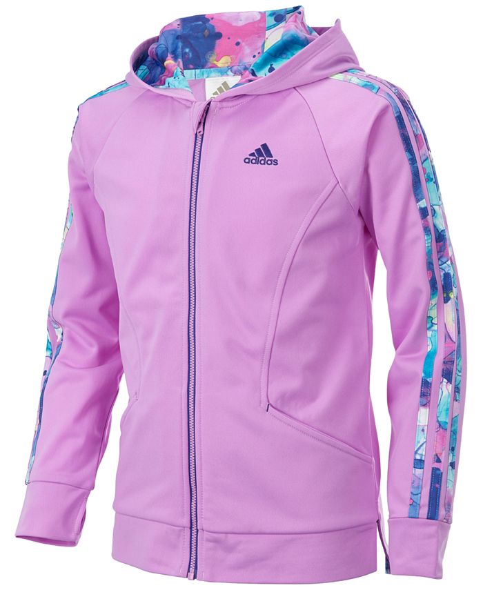 adidas Hooded Activewear Jacket, Little Girls Macy's