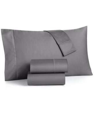 Solid Extra Deep Pocket 550 Thread Count 100% Cotton 4-Pc. Sheet Set, California King, Exclusively at Macy’s