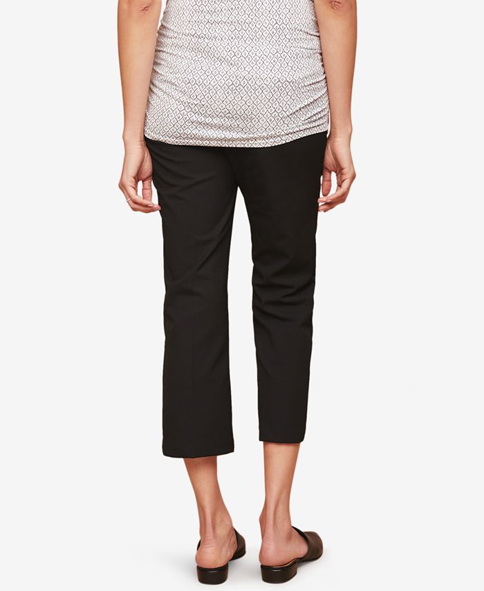maternity cropped joggers