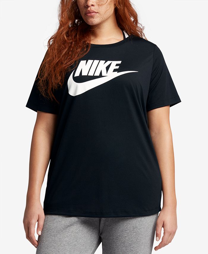 Nike Plus Size Futura Logo T-Shirt & Reviews - Tops - Plus Sizes - Macy's