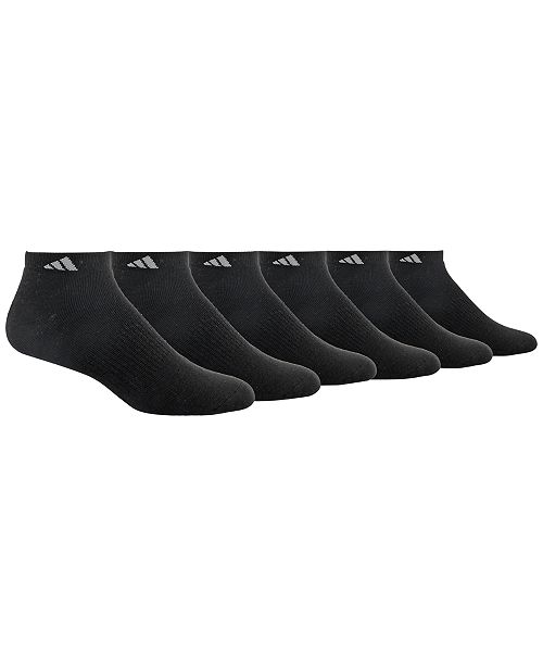adidas Men's Cushioned Athletic 6Pack Low Cut Socks Socks Men Macy's