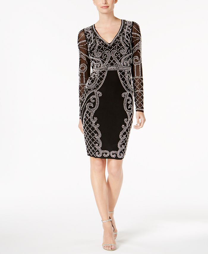 Xscape beaded shop sheath dress