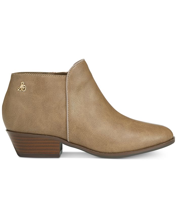 Bottines Sam Edelman PETTY En Daim Noir - NWOT, Petit Talon Bloc, Style Western