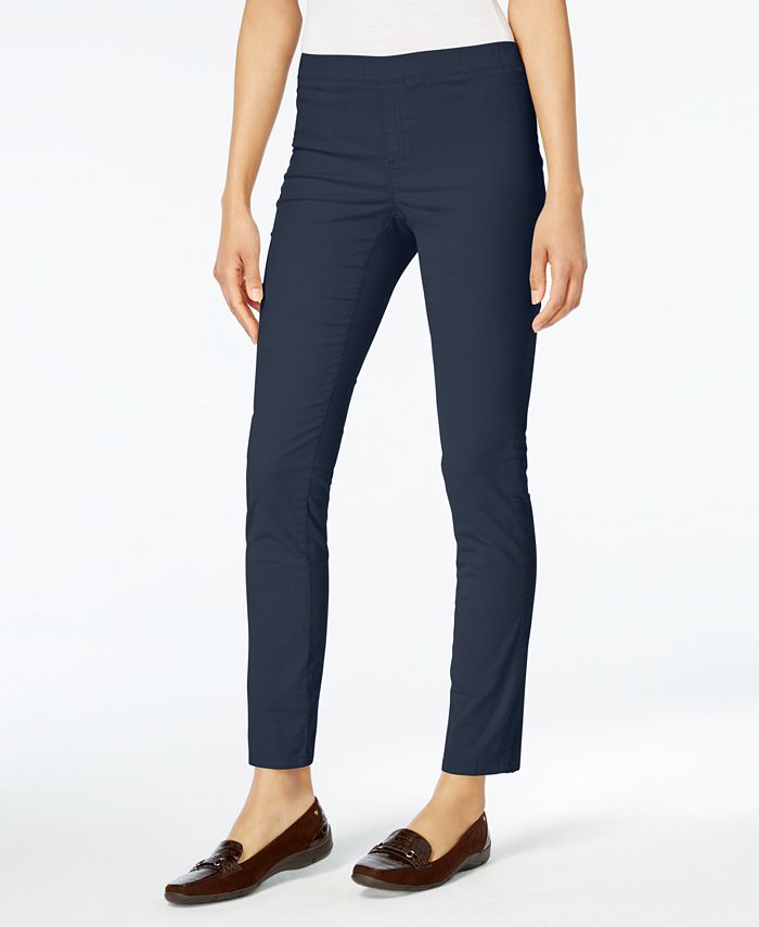 Karen Scott Pull-On Corduroy Pants, Created for Macy's - Macy's