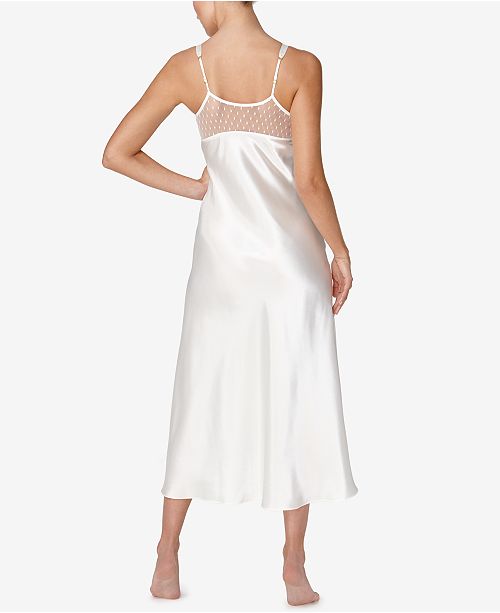 Flora By Flora Nikrooz Stella Satin Venise Trim Nightgown