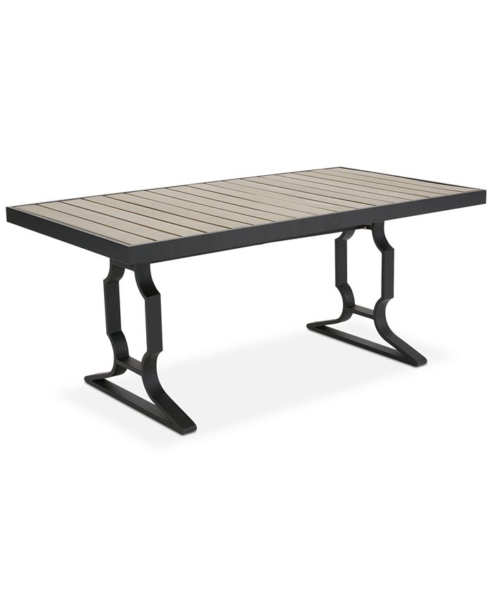 Furniture Everett Outdoor Rectangular Table, Quick Ship Macy's