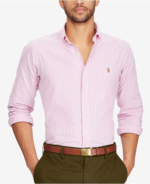 Polo Ralph Lauren Men's ClassicFit Cotton Oxford Shirt & Reviews Casual ButtonDown Shirts