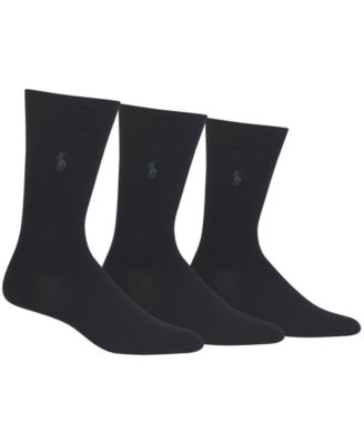 Men's 3-Pk. Extended Size Supersoft Dress Socks