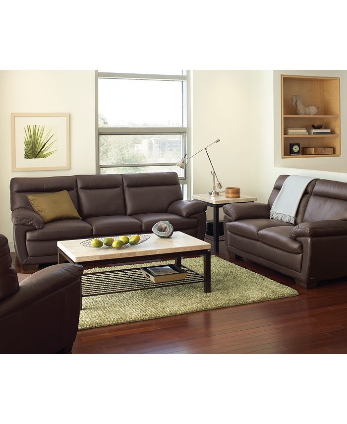 Bernhardt Tempo Travertine Top Rectangular Coffee Table Macy's