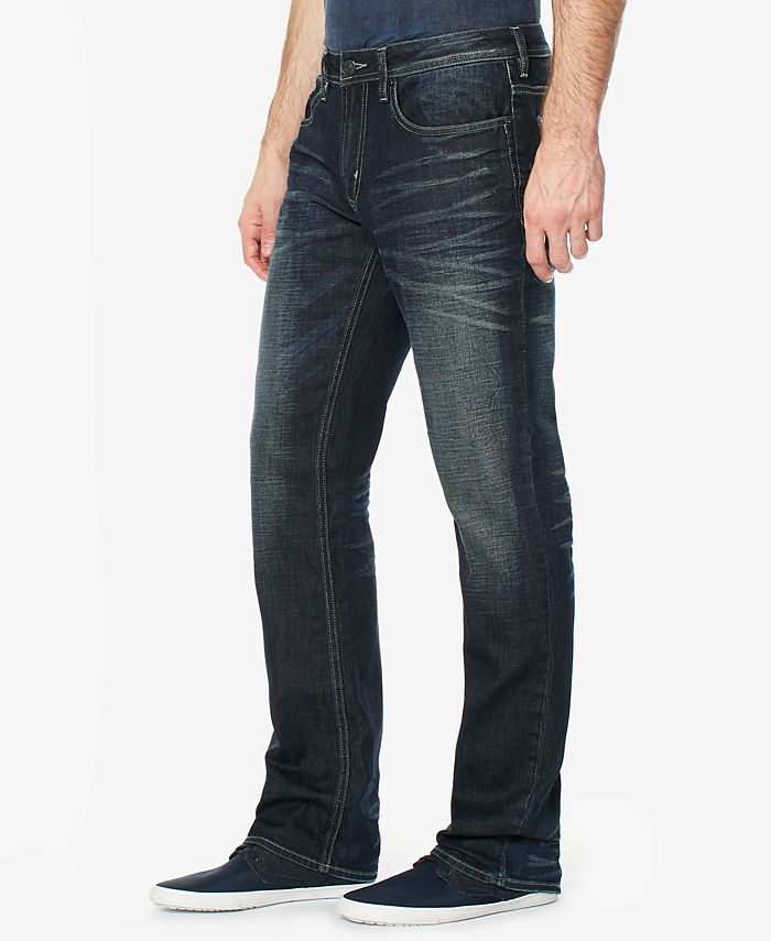 Buffalo David Bitton Men's Driven-X Indigo Relaxed Straight Fit Stretch ...