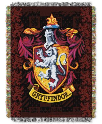 Warner Brothers - Harry Potter Gryffindor Triple Woven Tapestry Throw