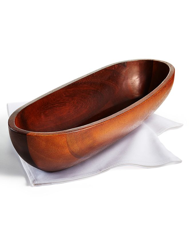 The Cellar Oval Bread Bowl with Cotton Cloth, Created for Macy's