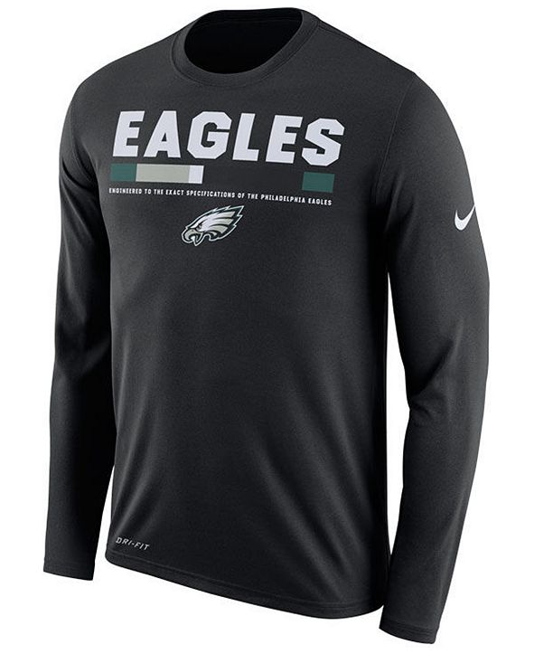 mens long sleeve eagles shirt