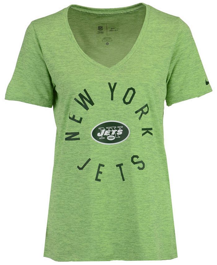 Nike Women's New York Jets Dri-Fit Touch T-Shirt - Macy's