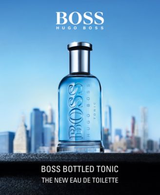 boss blue bottle