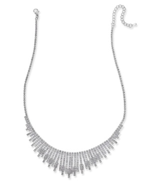 image of Inc Silver-Tone Pave Statement Necklace, Created for Macy-s