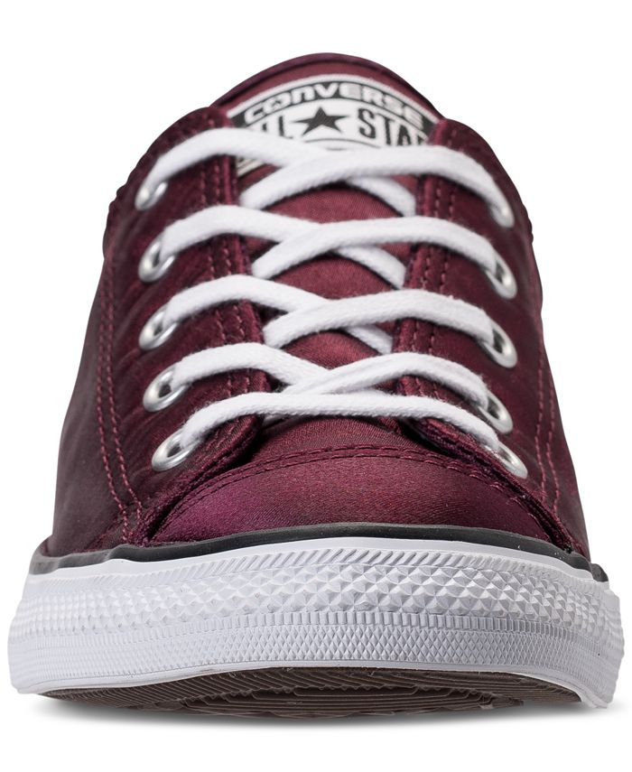 Converse Women's Chuck Taylor Dainty Satin Casual Sneakers from Finish ...