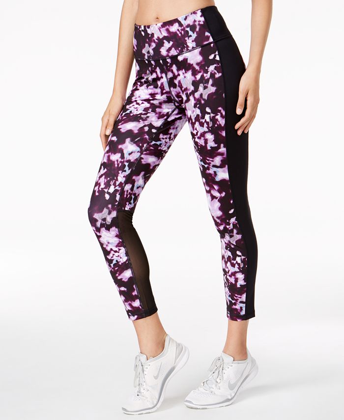Leggings Capri Imprimés Ideology Pour Femme - Rose, Yoga Et Fitness, Neufs Avec étiquettes