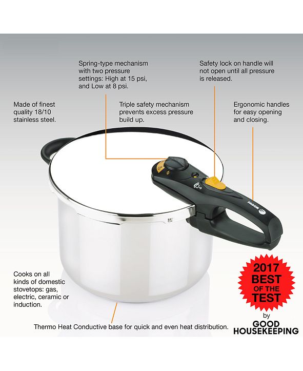 Fagor Duo 8 Qt. Pressure Cooker & Reviews - Cookware - Kitchen - Macy's
