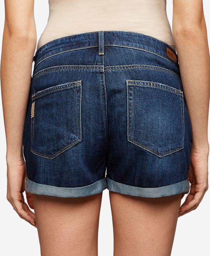 Paige Maternity Cuffed Denim Shorts Macy's