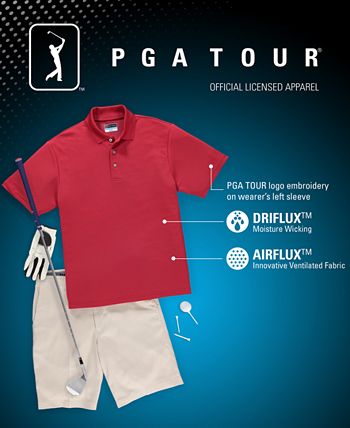 PGA TOUR - Airflux Solid Golf Polo
