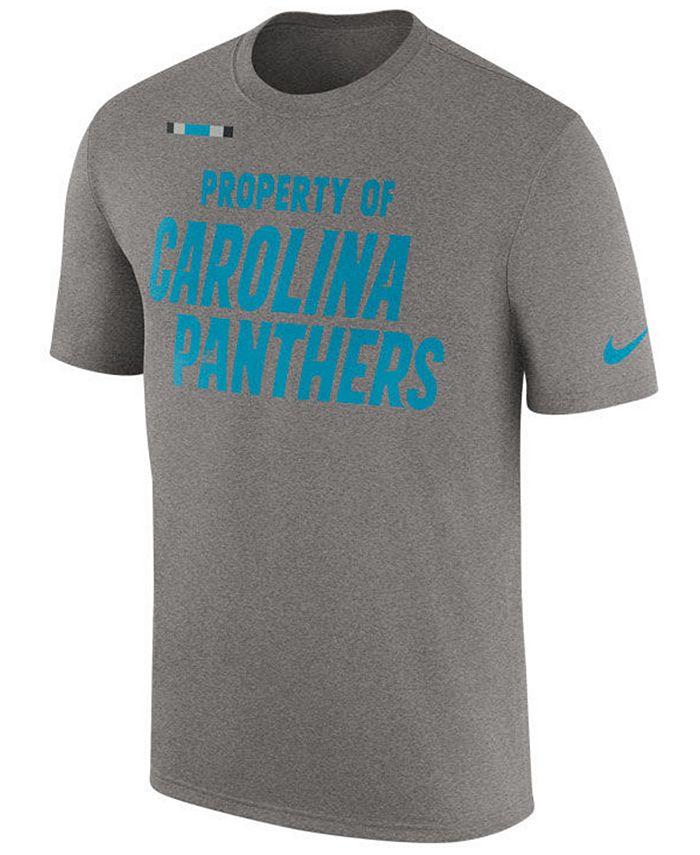 Nike Men's Carolina Panthers Property of Facility T-Shirt - Macy's
