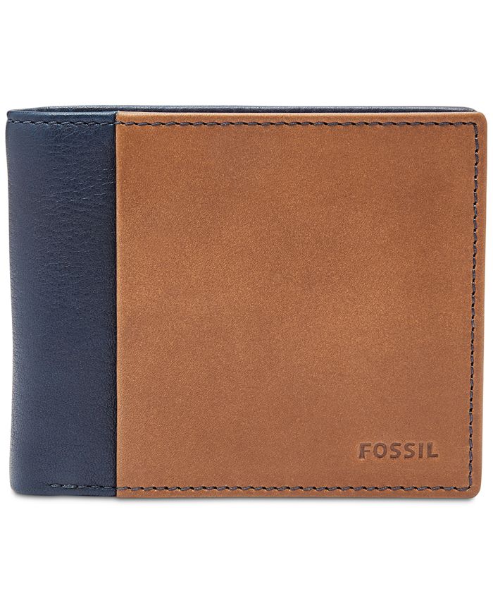 Fossil Men's Ward Bifold ID Leather Wallet & Reviews - All 
