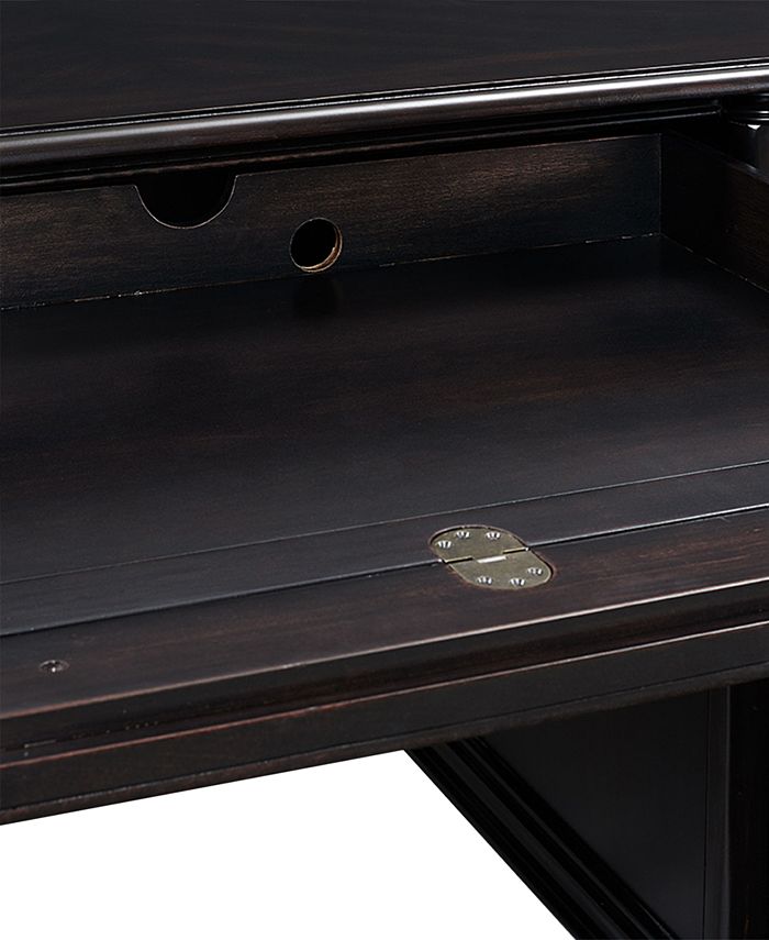 Furniture Clinton Hill Ebony Home Office Executive Desk Macy's
