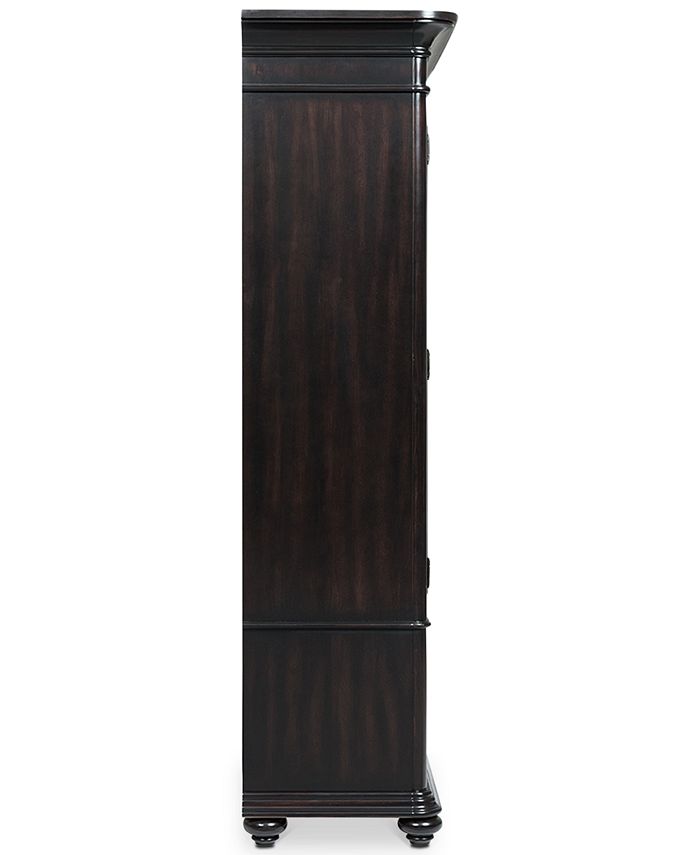 Furniture Clinton Hill Ebony Home Office Door Bookcase Macy's