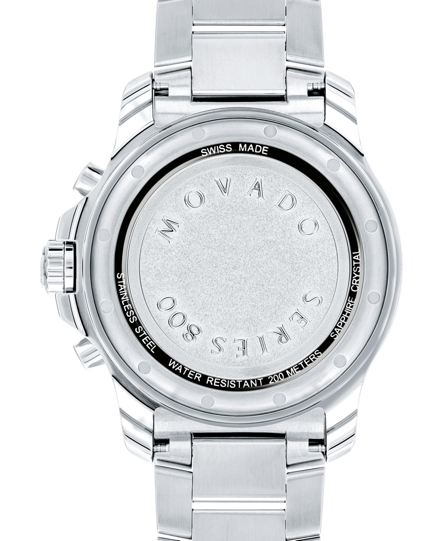 Мужские часы Movado Swiss Chronograph Series 800 Performance Steel Bracelet Diver Watch 42mm — фото 8