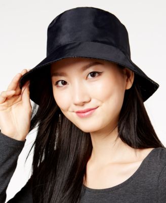 Nine West - Reversible Bucket Rain Hat