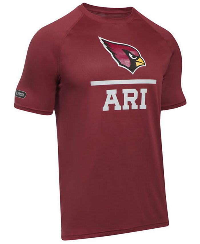Under Armour Men's Arizona Cardinals Lockup Tech T-Shirt - Macy's