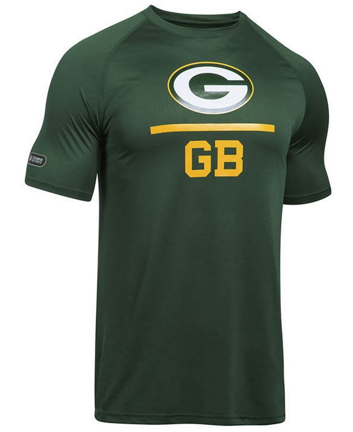 Under Armour Men's Green Bay Packers Lockup Tech T-Shirt - Macy's