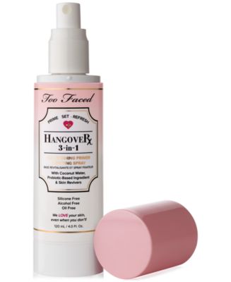 Too Faced Hangover 3 In 1 Replenishing Primer Setting Spray 120 ml Macy s