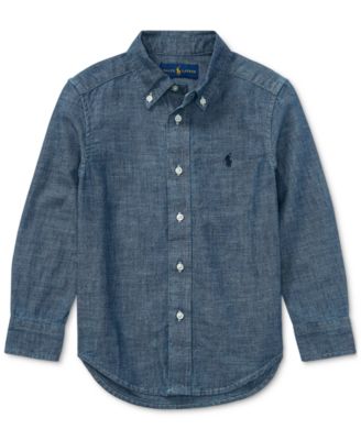 Polo Ralph Lauren - Chambray Cotton Shirt, Toddler & Little Boys (2T-7)