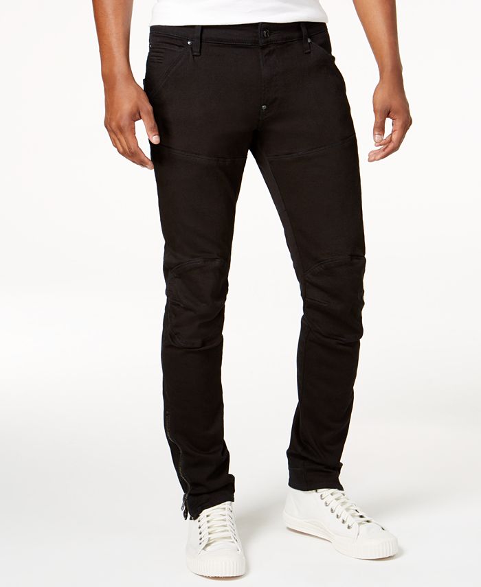 G-Star Raw Men's 5620 Super Slim Fit Ankle-Zip Stretch Jeans & Reviews ...