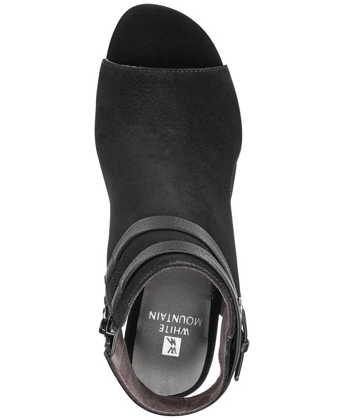 White Mountain Shira Block-Heel Dress Sandals & Reviews - Boots - Shoes ...