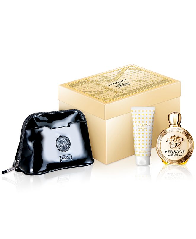 Versace 3-Pc. Eros Pour Femme Gift Set & Reviews - All Perfume - Beauty ...