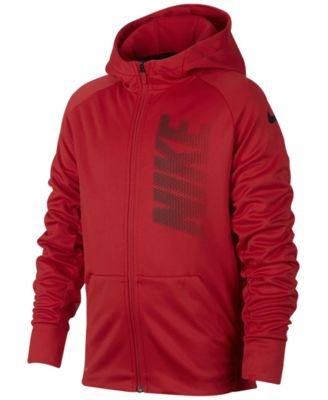 nike boys therma training hoodie