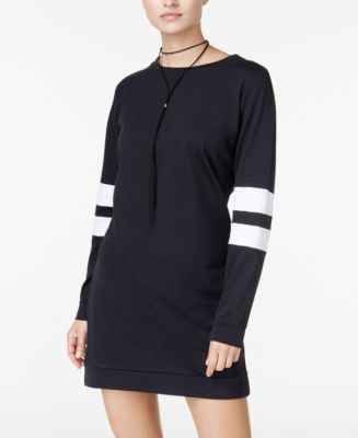 Material Girl Juniors' Striped Sweatshirt Dress, Created for Macy's ...