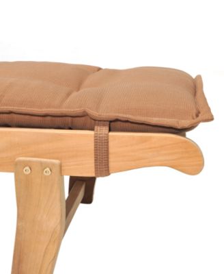 Bristol Outdoor Teak 3-Pc. Chaise Set (2 Chaise Lounge and 1 End Table), Created for Macy's 