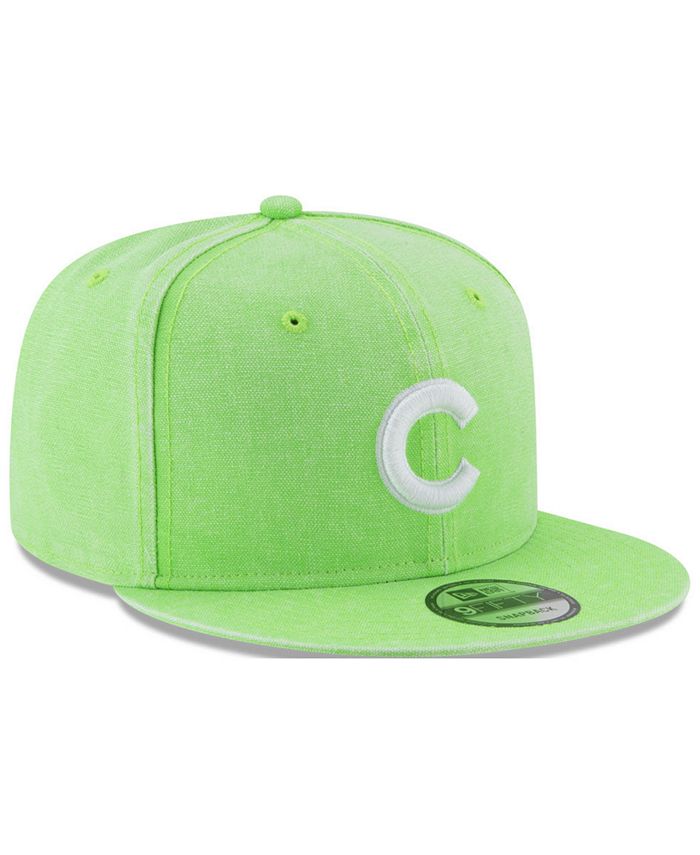 New Era Chicago Cubs Neon Time 9FIFTY Snapback Cap - Macy's